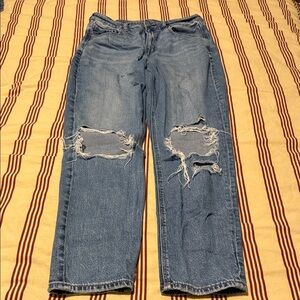 American Eagle Outfitters High Rise Light Blue Jeans